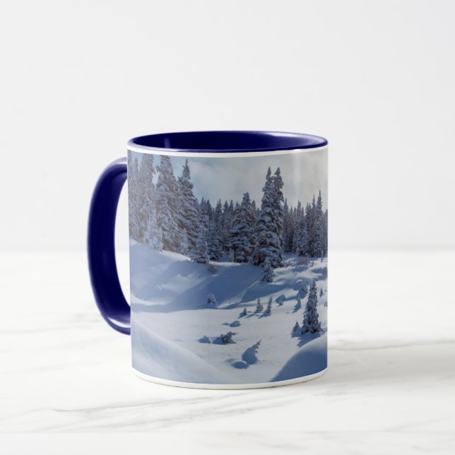 Caneca Paisagem de Neve (Frente Esquerda)