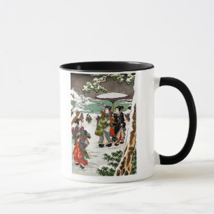 Caneca Paisagem de Neve Japonesa