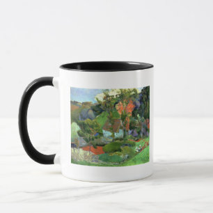 Caneca Paisagem de Paul Gauguin em Pont Aven, 1888
