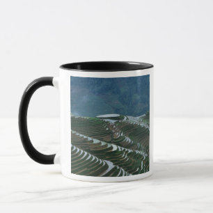 Caneca Paisagem de terraços de arroz na montanha, 2