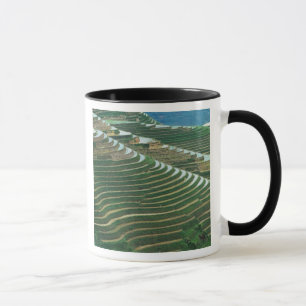 Caneca Paisagem de terraços de arroz na montanha, 3