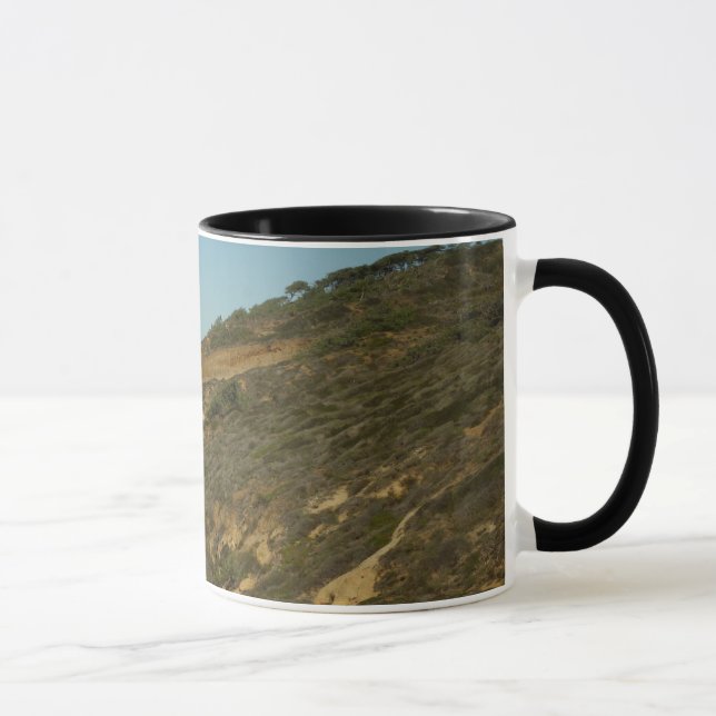 Caneca Paisagem de Viagem Cênico da Linha Costeira da Cal (Direita)