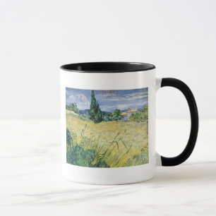 Caneca Paisagem de Vincent van Gogh   com milho verde,