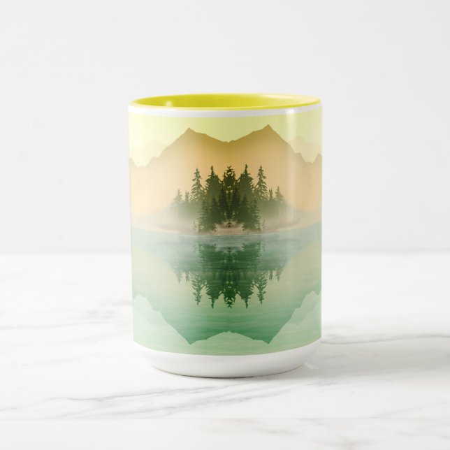 Caneca Paisagem Florestal Montanhosa de Citros (Centro)