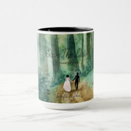 Caneca Paisagem florestal natural