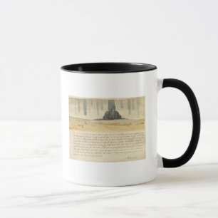 Caneca Paisagem ideal com texto, 1526