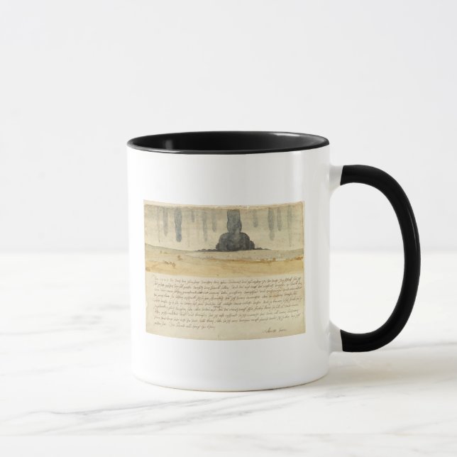 Caneca Paisagem ideal com texto, 1526 (Direita)