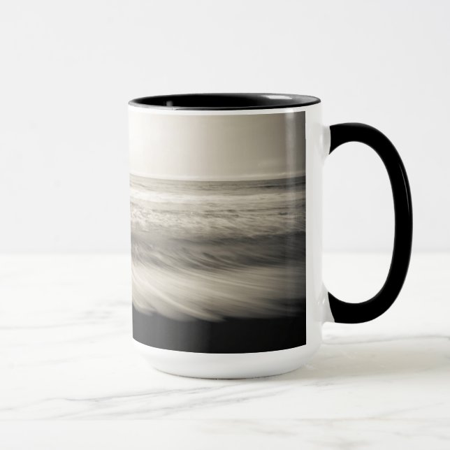 Caneca Paisagem marinha B&W, Havaí (Direita)