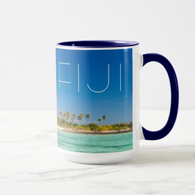 Caneca Paisagem Marítima da Lagoa Azul, Fiji (Direita)
