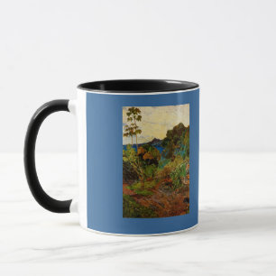 Caneca Paisagem Martinica de Paul Gauguin (1887)