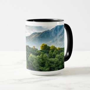 Caneca Paisagem montenegrina de montanha e mar