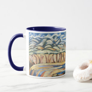 Caneca Paisagem, Novo México por Marsden Hartley, Arte Fi