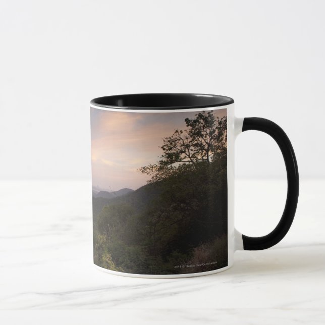 Caneca Paisagem sob um por do sol (Direita)