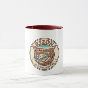 Caneca Paisagem Sonhadora do Grand Canyon Arizona Nouveau
