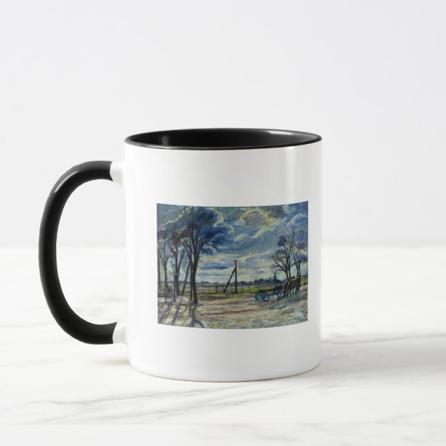 Caneca Paisagem suburbana no primavera (Esquerda)