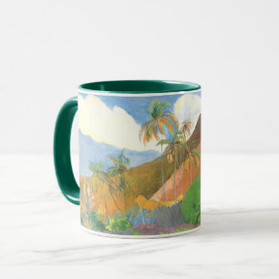 Caneca Paisagem Taitiana, Montanhas Taiti, Paul Gauguin