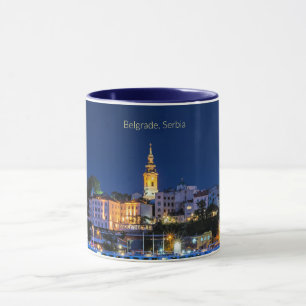 Caneca Paisagem urbana de Belgrado, Sérvia