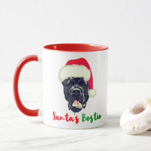 Caneca Pajama da família dos Papais noeis de Natal Cane 