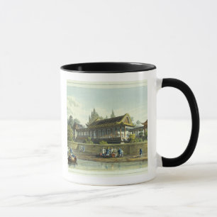 Caneca Palácio de verão do imperador, oposto à cidade 