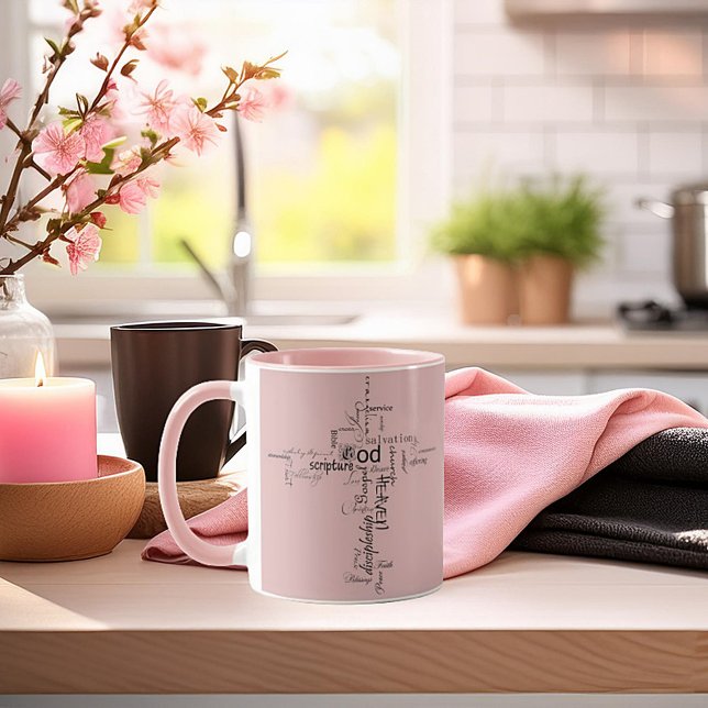 Caneca Palavras cristãs (Criador carregado)