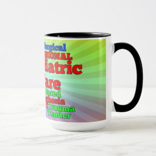 CANECA PALAVRAS DE ENFERMEIRO JUMBLE CAFFEE MUG