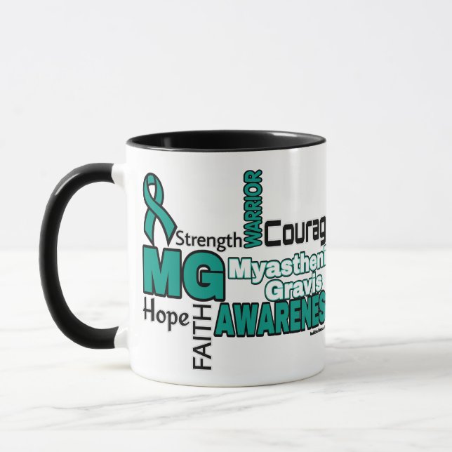 Caneca Palavras... Miastenia Gravis (Esquerda)