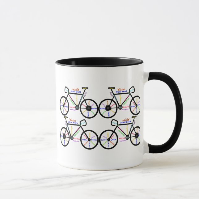 Caneca Palavras Motivacionais sobre Bike Bmx Mountain Bik (Direita)