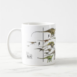 Caneca Paleoart da representação histórica do