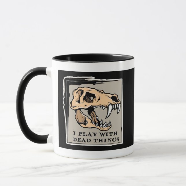 Caneca Paleontologia Fóssil Mug (Esquerda)