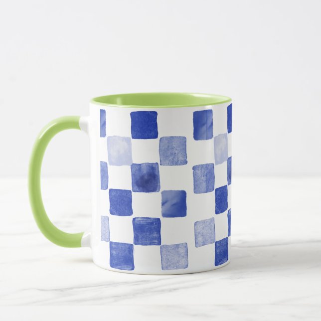 Caneca Paleta de água azul (Esquerda)