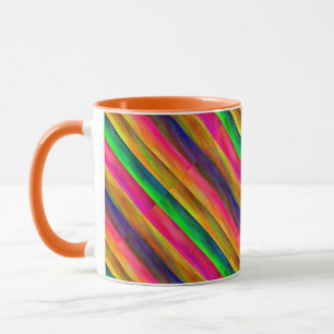 Caneca paletas multicoloridas