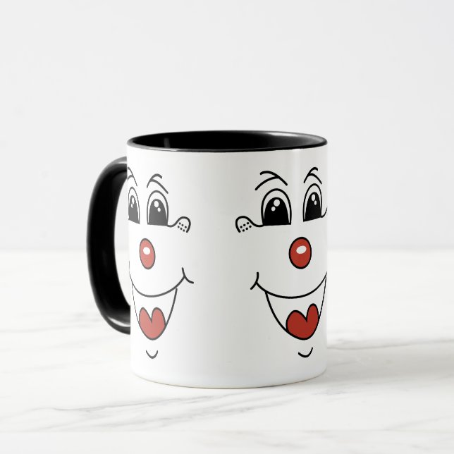 Caneca Palhaço assustador Combo Mug (Frente Esquerda)