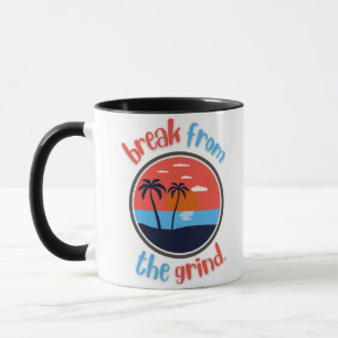 Caneca Palmas Sunset BFTG Café Mug