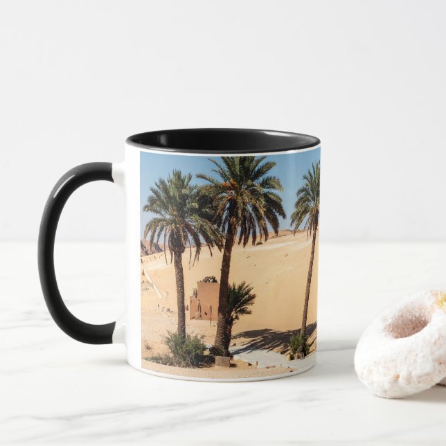 Caneca Palmeiras e pirâmides (Com Donut)