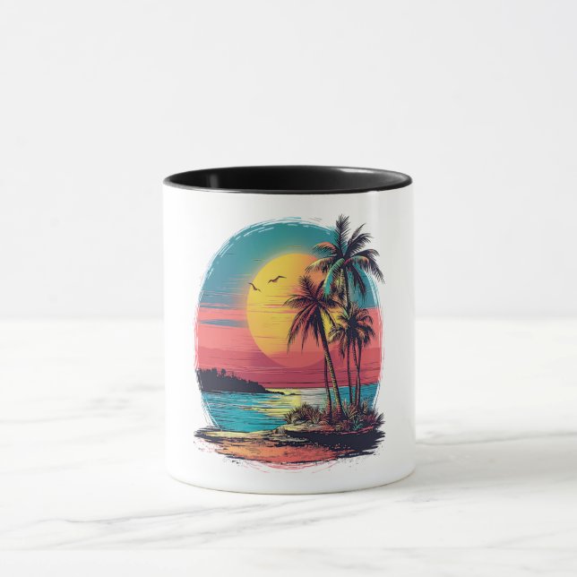 Caneca Palmeiras e praia (Centro)