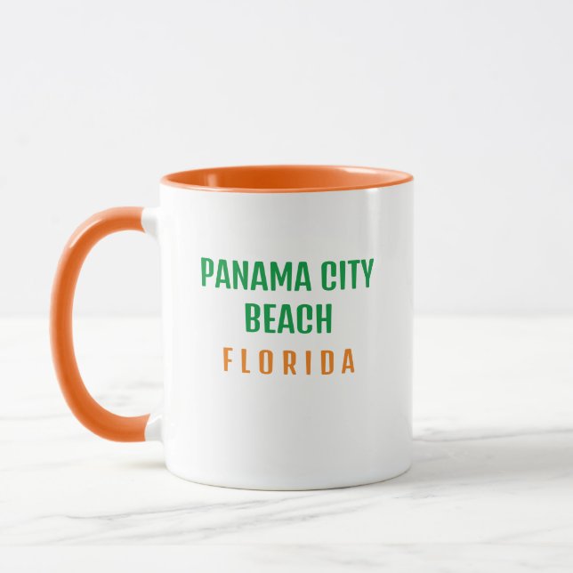 Caneca Panamá City Beach Flórida Café Mug (Esquerda)
