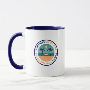 Caneca Panamá City Beach Flórida Café Mug