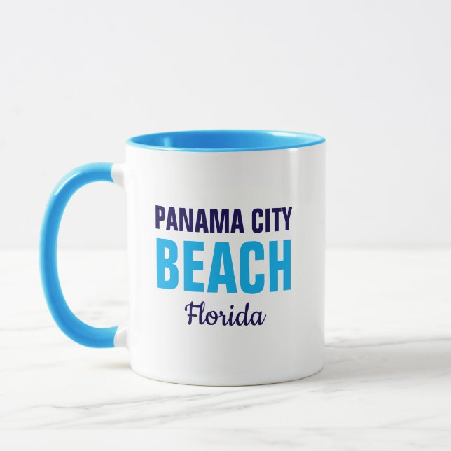 Caneca Panama City Beach Florida Coffee Mug (Esquerda)