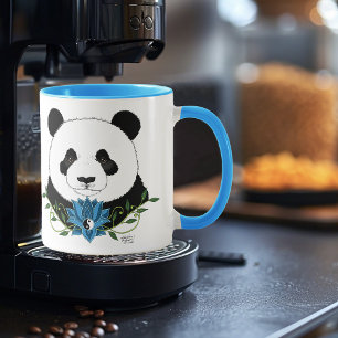 Caneca Panda Azul