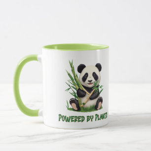 Caneca Panda Bear alimentada por plantas