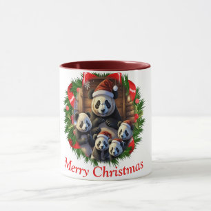 Caneca Panda Bear Christmas