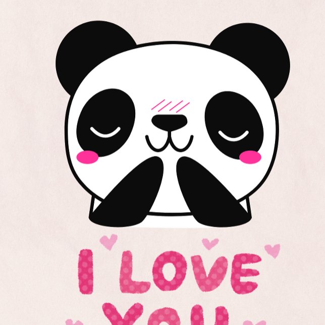 caneca panda coração desenho (caneca fofa  panda)