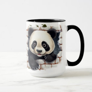Caneca panda de fundo