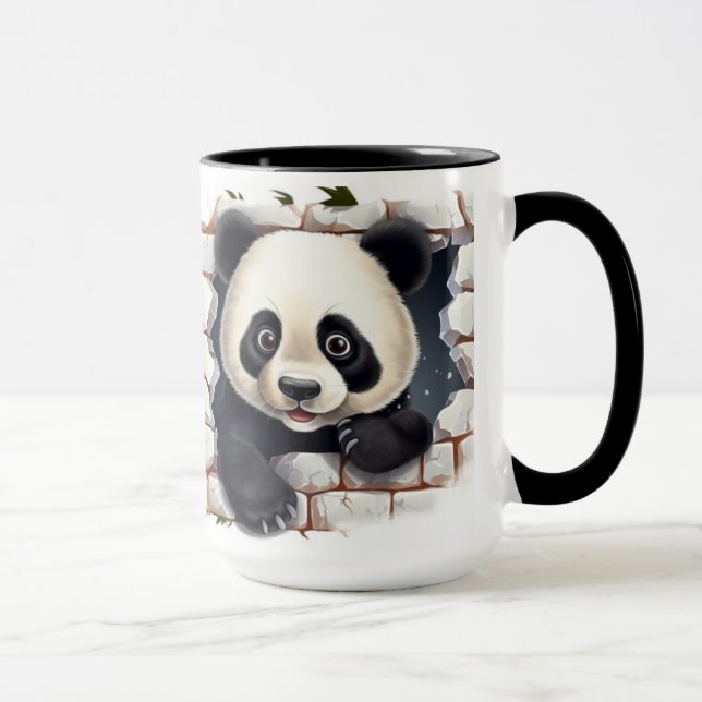Caneca panda de fundo (Direita)