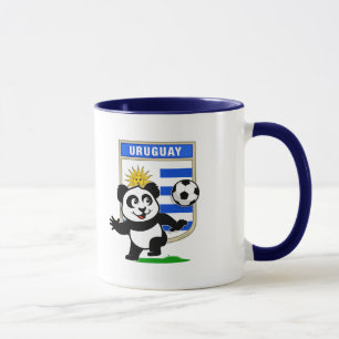 Caneca Panda do futebol de Uruguai