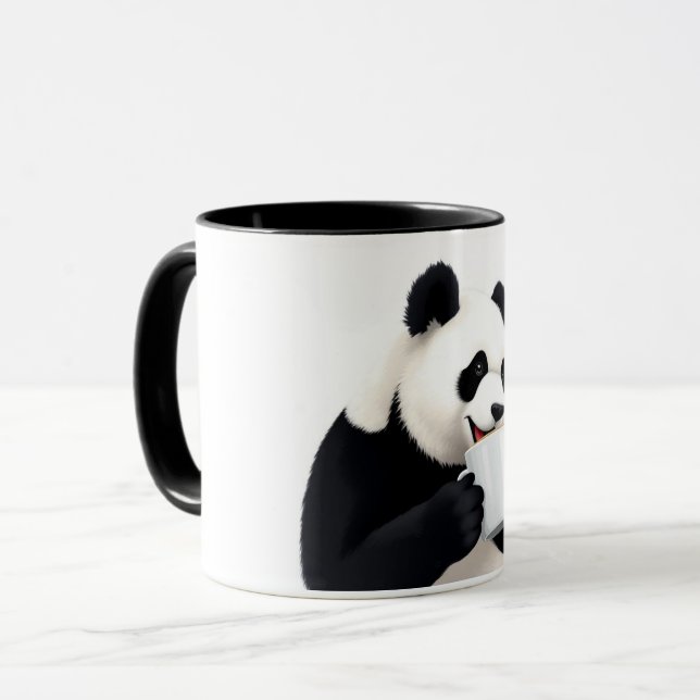 Caneca Panda e Café (Frente Esquerda)