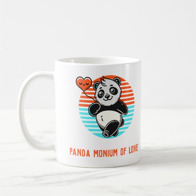 Caneca "Panda-monium of Love" (Esquerda)