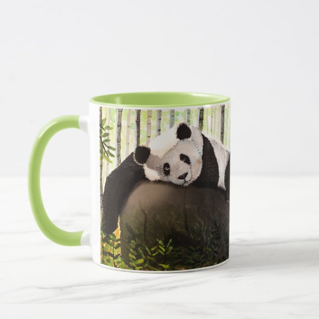 Caneca Panda na floresta de bambu (Esquerda)