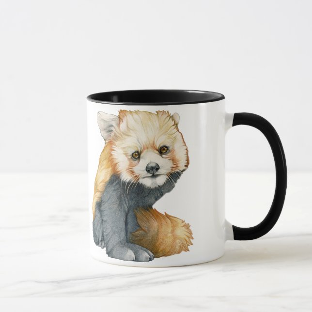Caneca Panda vermelha Cub - R é para a panda vermelha (Direita)
