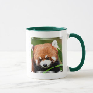 Caneca Panda Vermelho Fofo